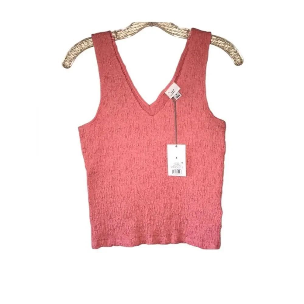 NEW A New Day Orange Tank Top